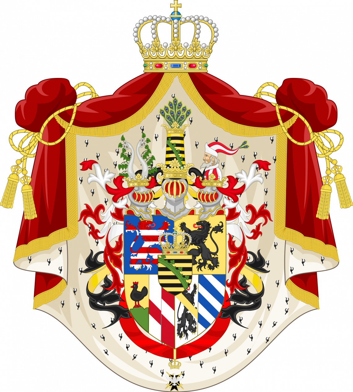 Coat Of Arms Of The Grand Duchy Of Saxe Weimar Eisenach.svg